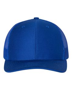 Trucker Snapback - ROYAL - XL | Richardson Snapback Trucker Cap in Royal Blue Size XL | Mesh Monogram Hats, Camo Sweatshirt, Black Hot Pink, Men Hats, Blue Khakis, Columbia Blue, Snapback Cap, Contrast Stitch, Trucker Cap