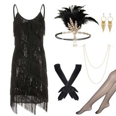 PRICES MAY VARY. The 1920s flapper dress set includes: 1*flapper dress, 1*feather headband, 1*plastic stick, 1 pair of earrings, 1*necklace and 1 pair of gloves. You will get what you see in the main image. Material: Flapper headband - feather, crystal, imitation pearl and elastic band, flapper dress - sequins and high quality polyester fabric, gloves - polyester, plastic stick - plastic, necklace - imitation pearls, earrings - high quality alloy. Size: Gloves-21.65’’, necklace-59’’. The plastic 20s Flapper Costume, Flapper Costume Halloween, 20s Costume, Flapper Halloween, Sequin Accessories, Flapper Accessories, Flapper Party, Gatsby Headpiece, Gatsby Costume