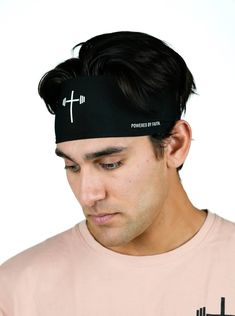 Package includes 1 custom HolStrength Athletic Headband Sweat Resistant One-size fits most. 4-way stretch Sweat-wicking and breathable Nonslip & Washable 81% polyester + 19% spandex HolStrength - Premium Christian Clothing Casual Stretch Headband For Sports, Sporty Black Headband For Sports Events, Sporty Black Band Headband, Black Cotton Sweatband Headband For Sports, Stretch Black Headband, Adjustable Breathable Sports Headband, Breathable Sports Headband, Sporty Stretch Headband For Sports, Black Sporty Headband For Sports