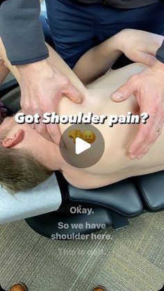 Sick & Tired of Pain? on Instagram: "If you have SHOULDER PAIN when you:
👉bring your arm over your head or 
👉bring your arm out in front of you 

You most likely have ADHESION in the shoulder capsule near infraspinatus and teres minor junction. 

Adhesion is a glue-like substance created in the body around areas of stress, overuse, and/or injury. It’s built to protect the area, which is great, but when the area is healed, and the adhesion remains, a specialist is needed to remove it. 

No amount of stretching or strengthening of the muscles will remove the wads of adhesion. Only specific tension applied by hands 🤚, instruments, or shockwave to TEAR the adhesion will do the trick. 

This is what’s happening here. 

Dr. Lytle is manually removing adhesion from the shoulder capsule. 

If y Shoulder Massage Techniques, Arm Massage, Shoulder Massage, Hand Pain, Shoulder Pain, Muscle Pain, Pain Free