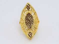 Vintage 24K 999 Pure Gold Filigree Long Ring...Marked 999 ...Weights 3.6grams...Measure of Face 37.8MM ...Size 7.75....It's in very good condition. Traditional Yellow Gold Filigree Ring For Formal Occasions, Traditional Yellow Gold Filigree Ring For Formal Events, 22k Gold Filigree Ring For Wedding, 22k Gold Hallmarked Filigree Ring For Formal Occasions, 22k Gold Filigree Ring With Intricate Design For Wedding, Formal 22k Gold Hallmarked Filigree Ring, Yellow Gold Filigree Jewelry For Marriage, Traditional Filigree Ring For Anniversary, Elegant 22k Gold Filigree Ring