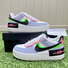 These Shoes Come In Women’s Size: Women’s 5 = 3.5 Youth Women’s 5.5 = 4 Youth Women’s 6 = 4.5 Youth Women’s 8 = 6.5 Youth Select Women’s Size To Check Out Brand New Original Box 100% Authentic Ship In 24 Hrs Final Sale Shoes Nike Air Force, Nike Air Force 1 Shadow, Air Force 1 Shadow, Nike Air Force 1, White Nikes, Blue Shoes, Air Force 1, Nike Air Force, Womens Shoes Sneakers