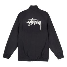 Stussy x Nike Unisex Jacket Black Jackets Stussy Jacket, Nike X Stussy, Stussy Nike, Nike Stussy, Windbreaker Outfit, Nike Track Jacket, Black Jackets, Nike Windbreaker, Unisex Jacket