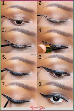 If you’re getting bored with your everyday eyeshadow look, you may feel the urge to try something new. Colourful eyeshadow looks are… Wing Eyeliner Tutorial For Beginners, How To Perfect Winged Eyeliner, Applying Eyeliner For Beginners, How To Draw With Eyeliner, Easy Wing Liner Eye Tutorial, Eyeliner Guide Tool, Easy Way To Put Eyeliner, How To Draw Perfect Winged Eyeliner, How To Properly Apply Eyeliner