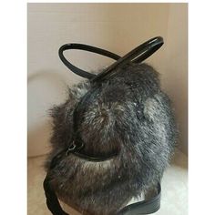 I'm Selling Rare & Fabulous "Queen Latifah" Large, Shoulder, Faux Fur Purse. This Purse Is A Fabulous And Rare Find. It Has Double Handles For Carrying As A Satchel And Adjustable Shoulder Strap. Designer Black Bags For Winter, Luxury Black Shoulder Bag For Winter, Designer Evening Bags For Winter, Leather Evening Bags For Winter, Designer Leather Bags For Winter, Tan Leather Handbags, Faux Fur Purse, Fur Purse, Beige Handbags