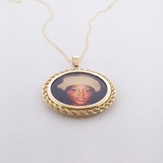 "Our Cutoff Date for Christmas delivery is Sunday Dec. 13, 2020 All Order placed after this date will be completed for mid January delivery. Orders submitted by December 18, 2017 will receive FREE SHIPPING UPGRADE for a Christmas Delivery Gold photo necklace, Perfect for a Charm or as a pendant and excellent choice for photo engraved jewelry Round shape pendant with 14kt solid Gold rope frame and protective mineral crystal glass Water proofing is included in the price. How will you send your pho Personalized Oval Heirloom Necklace, Heirloom Oval Personalized Necklaces, Heirloom Oval Pendant Jewelry For Memorial, Customized Gold Necklaces For Keepsake, Engraved Oval Pendant Jewelry For Commemoration, Personalized Round Pendant Necklace For Collectors, Personalized Medallion Necklace For Commemoration, Heirloom Round Necklace For Memorials, Heirloom Round Necklace For Memorial