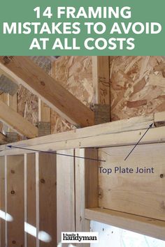 Framing Basement Walls, Squeaky Floors, Framing Construction, Home Building Tips, Wood Frame Construction, Building A Shed, Diy Home Repair, Home Repairs, Shed Plans