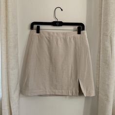 Shinestar. Nwot. Linen Colored Mini Skirt In Neutral Cream / Stone. Notch Detail. Elastic Waist Band In The Back. Side Zip Detail With Inner Clasp. The Material Is Textured Similar To Linen. Medium Thickness. Absolutely Adorable! Pair It With A Sweater And Boots Trying To Clear Out My Closet - Please Make An Offer! All Welcome Vouri Gucci Quince Fp Movement Free People Halara Baggu Hoka Oncloud Tuckernuck Loveshackfancy Frank & Eileen Veja Samba Adidas Ganni Coach Patagonia Anthropologie Revolve Beige Stretch Skort With Lined Skirt, Summer Beige Pencil Mini Skirt, Beige Lined Mini Skirt, Beige Fitted Pencil Skort, Fitted Beige Pencil Skort, Beige Relaxed Fit High Waist Mini Skirt, Beige Mini Skort With Lined Skirt, Beige Lined Mini Skort, Samba Adidas