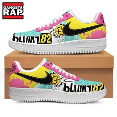 Blink-182 Music Tour Air Force 1 Shoes Sneakers Introducing the Air Force 1 Shoes, a legendary icon in footwear. Crafted with premium materials, these sneakers offer unparalleled comfort and durability. The timeless design features a cushioned sole for all-day support and a sleek silhouette that complements any outfit. Elevate your sneaker game with the Air [...] White Lace-up Hip Hop Sneakers, White Sneakers For Streetwear, White Basketball Shoes For Streetwear, Synthetic Lace-up Skate Shoes With Air Max Cushioning, Breathable Lace-up Sneakers For Skateboarding, Hip Hop Sneakers With Round Toe For Streetwear, Streetwear Running Shoes With Boost Midsole, Custom Lace-up Synthetic Sneakers For Streetwear, Urban Custom Sneakers For Skateboarding With Boost Midsole