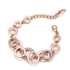 Rose Gold Chain Bracelet for Women, rose gold cuff bracelet Surewaydm.com Jewellery Bracelets, Circle Bracelet, Gold Armband, Studded Necklace, Gold Bracelet For Women, Rose Gold Bracelet, Gold Bracelet Chain, Bracelets For Women, Bracelet Bangle