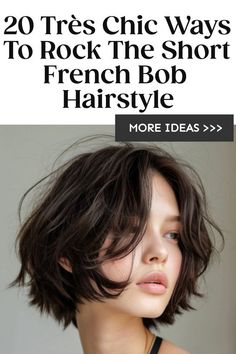 Discover the chic and timeless French bob haircut that is taking the world by storm! Whether you prefer a classic French bob or want to add some flair with bangs or fringe, this versatile hairstyle is perfect for anyone looking for a sophisticated yet stylish look. Let your hair do the talking with a French bob that exudes elegance and class. Try out this iconic haircut today and elevate your style game to new levels! Side Part French Bob, Short Hair Cuts For Thick Hair 2024, Bob With Face Framing Bangs, French Hairstyles Short, French Bob Without Bangs, Parisian Haircut, French Haircut Parisian Chic, Bob Haircut Thick Hair, French Bob Thick Hair