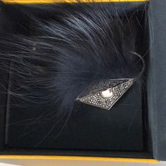 Fendi By Delfina Delettrez Silver Fox Hair Clip On Earring Super Rare Brand New With Tags And Box Never Worn In Perfect Condition All Offers Welcomed Delfina Delettrez Jewelry, Silver Fox Hair, Fendi Jewelry, Fox Hair, Delfina Delettrez, Fox Eyes, Clip On Earring, Eye Earrings, Silver Fox