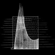 a black and white drawing of a line graph on a dark background with the words,'how do you think about this? '