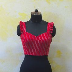 Sleeveless Blouse Designs, Ikat Blouse, Latest Model Blouse Designs, Statement Blouse