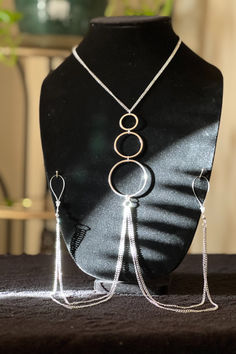 This Beautiful Handmade Graduated Circle Nipple Necklace is made in silver with Graduated Circles making a super sexy design. This Kinky Jewelry has double chains down the middle, leading to the Nipple rings. The nipple rings are Non Piercing and are easy to use.

Standard Rings have a looser fit
Silicone Rings have a tighter longer fit

Nipple Jewelry emphasizes beauty and femininity and makes nipples tighter and harder. Nipple Jewelry makes you feel sexy and free. Breast Jewelry, Silicone Rings, Double Chain, Body Jewelry, Favorite Jewelry, Circles, Jewelry Watches, Jewelry Making, Electronic Accessories