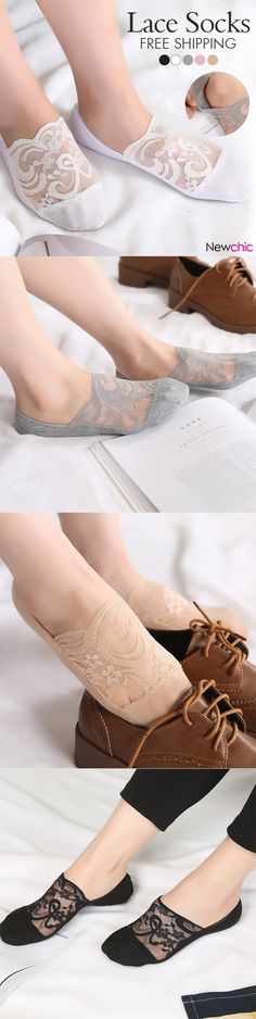 [$ 4.15 Special 3 / US$11.76] Fashion Women's Lace Antiskid Invisible Boat Sock Summer Thin Breathable Short Ankle Socks Outfits From Your Closet, Lace Socks, Ankle Socks, Women Lace, Sock Shoes, Socks Women, Me Too Shoes, Women's Shoes, Clothing And Shoes