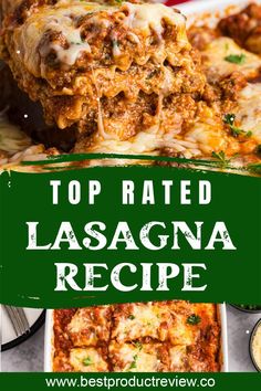 Lasagna Recipe Italian Lasagna, No Boil Lasagna, Best Lasagna Recipe, Easy Lasagna Recipe, Popular Dinner Recipes, Freezer Meal, Lasagna Recipe, Freezer Friendly, Basic Recipes