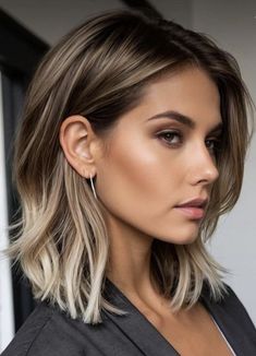 Short Hair Balayage, Hair Affair, Brown Blonde Hair, Blonde Balayage, Great Hair, Balayage Hair, Gorgeous Hair, Hair Day