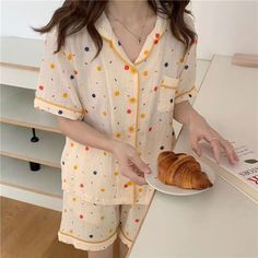 Stay calm and stylish this summer with Summer Style Top Short Women Comfortable Cotton Pajama Sets. Made with 100% premium cotton, this lightweight sleep and lounge set will keep you feeling comfortable all season long. Available in various colors and sizes, this is the perfect setting for relaxation and lounging. Designed by 4COLORDRESS