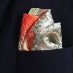 "Elegant fractal design in Red, Gray and light green, digitally printed on fine silk. * Digitally printed original design * 100% silk satin * Approx. 17\" square * Hand-rolled hem * Dry clean only * Iron on medium or cool - no steam * Arrives packed in an elegant gift-box . . . . . . . . . . . . . . . . . . . . . . . . . . . . . . . . . . . . . . . . . . . . . . . . . . . . . . . . . . . . . . . * SHOP HOME PAGE www.etsy.com/shop/ScarvesByEllen * MORE POCKET SQUARES www.etsy.com/shop/scarvesbyel Multicolor Rectangular Pocket Square For Gift, Unusual Gifts For Men, Green Pocket Square, Small Silk Scarf, Silk Handkerchief, Satin Hands, Fractal Design, Unique Gifts For Him, Silk Pocket Square