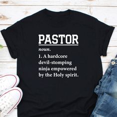 a t - shirt with the words pastor on it