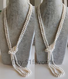 Jewelry: fresh water pear, genuine cultured pearl, Color: white, Grade: A+, have beautiful natural blemish and rings on pearl's surface Size: about 7-7.5 mm, Shape: near round, not so round Length: offer 50-120 inch; other length please contact me! Photos shown is about 80 inch. Handwork: match clasp Metal: alloy clasp Shipping: I will send out your order in 1-5 business days. Usually will take about 12-25 business days. As seller, I really hope you will receive your parcel the earlier the bette Formal Pearl Necklaces For Mother's Day, Elegant Round Pearl Necklace For Mother's Day, Elegant Pearl Drop Necklace For Mother's Day, Mother's Day Pearl Drop Jewelry, Elegant White Jewelry For Mother's Day, Elegant White Pearl Earrings For Mother's Day, Mother's Day Pearl White Jewelry With Pearl Drop, Mother's Day Pearl White Pearl Drop Jewelry, Pearl White Jewelry For Mother's Day Formal Occasions