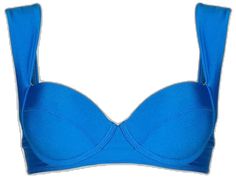 Contoured Blue Swimwear, Contoured Blue Swimwear For Swimming, Fitted Blue Padded Swimwear, Blue Padded Triangle Swimwear, Fitted Padded Blue Swimwear, Blue Underwire Swimwear With Built-in Bra, Blue Swimwear With Removable Bra Pads For Poolside, Blue Padded Swimwear For Swimming, Padded Blue Swimwear