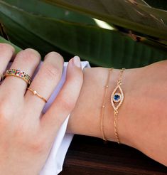 Evil Eye Bracelet Gold Evil Eye Bracelet Dainty Bracelet | Etsy Evil Eye Friendship Bracelet Jewelry, Evil Eye Bracelet For Friendship, Evil Eye Gold Bracelet, Evil Eye Bracelet Gold, Gold Evil Eye Bracelet, Jewelry Product Shots, Toluca Lake, Bracelet Evil Eye, Hamsa Bracelet