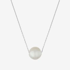 Pearl Type: Cultured Freshwater PearlsIncluded: 1 Necklace(s)Features: In A Gift Box, Nickel FreeJewelry Closure: Spring Ring ClaspLink Construction: SemisolidStone Cut: RoundStone Millimeter Measurement: 10 Mm LengthMetal Color: WhiteChain Length: 18 InchChain Width: .72 MillimetersPendant Length: 27.9mmPendant Width: 27.9mmMetal: Sterling SilverChain Construction: CableCare: Wipe CleanNecklace Type: Pendant NecklacesCountry of Origin: Imported Classic Pearl Charm Necklace, White Pearl Necklace With Adjustable Chain, White Pendant Charm Necklace For Formal Occasions, Formal White Pendant Charm Necklace, Classic Charm Necklace With Round Pearl Pendant, Classic Charm Necklace With Pearl Pendant, Classic White Charm Necklace With Pearl Drop, Sterling Silver White Gold Charm Necklaces With Pearl Pendant, White Gold Sterling Silver Charm Necklace With Pearl Pendant