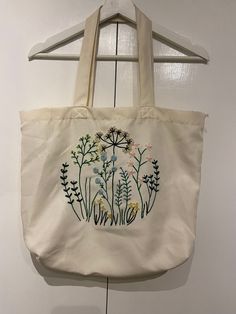 Tote bag with a unique design which is great for shopping, beach and market trips and so much more! Hand Embroidered Tote Bag, Embroidered Tote Bag, Embroidered Tote, Hand Embroidered, Unique Design, Reusable Tote Bags, Unique Designs, Tote Bag, Etsy Uk