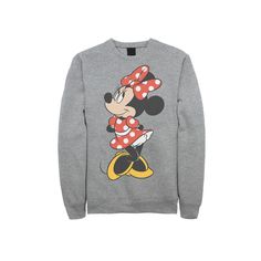 Add a little character to your look with this men's Minnie Mouse sweatshirt. ©Disney Add a little character to your look with this men's Minnie Mouse sweatshirt. ©Disney FEATURES Crewneck Long sleevesFABRIC & CARE Cotton, polyester Machine wash Imported Color: Med Grey. Gender: male. Age Group: adult. Pattern: Graphic. Material: Polyester|Cotton. Disney Long Sleeve Sweatshirt With Character Print, Disney Character Print Long Sleeve Sweatshirt, Mickey Mouse Sweatshirt For Winter Streetwear, Fall Mickey Mouse Sweatshirt For Streetwear, Fall Mickey Mouse Crew Neck Sweatshirt, Mickey Mouse Long Sleeve Sweatshirt For Streetwear, Disney Style Sweatshirt With Character Print For Winter, Long Sleeve Mickey Mouse Sweatshirt For Streetwear, Disney Character Print Sweatshirt For Winter