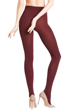 Versatile tights in a pure matte finish are made with flat seams and a wide waistband for long-lasting comfort. Style Name:Falke Pure Matte 100 Opaque Tights. Style Number: 5001154. Barolo Wine, Opaque Tights, Wide Waistband, Hosiery, The 100, Tights, Nordstrom, Size Small, Wine