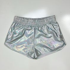 Silver Metallic Shorts Perfect For Special Events! Sorority, Spirit Week Etc! Metallic Shine! Size Small Never Worn Has Pockets New With Tags Sorority Spirit Week, Silver Metallic Shorts, Silver Shorts, Metallic Shorts, Spirit Week, Sorority, Special Events, Metallic Silver, Size Small