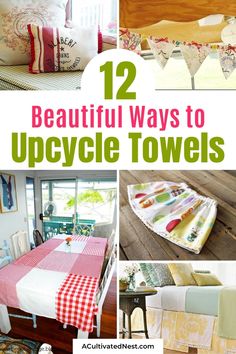 twelve beautiful ways to upcycle towels