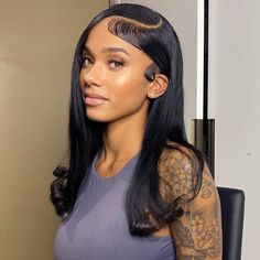 PRICES MAY VARY. Bob wig human hair Material:Unprocessed 9A Brazilian virgin colored human hair lace front wigs, true to Length,full and thick,natural look,health and comfort, soft and bouncy, can be dyed, bleached, straightened and restyle lace front wigs human hair pre plucked Advantage:13x4 lace front wigs human hair pre plucked with Natural Hairline, Soft & Durable, Breathable & Invisible Lace Fits Your Skin, Natural Baby Hair Around. Can do Free/ Middle/ Side Part Easily HD Lace Front Wigs Jet Black Curly Wig, Side Part Frontal Wig Straight, 16 Inch Wig Hairstyles, Lace Frontal Wig Hairstyles, Black Wig Hairstyles, Short Wig Hairstyles, Bumped Ends, 16 Inch Wig, Side Part Lace Front Wigs