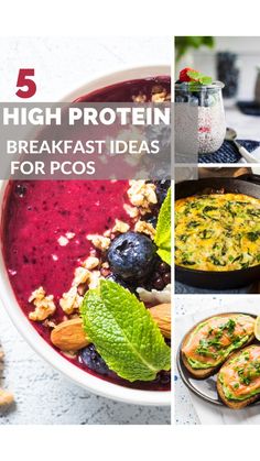 Do you need some inspiration for your PCOS diet? If you're trying to get higher protein in your breakfast, these are 5 unique ways to get at least 20g of protein without doing the same old boring stuff. Each of these breakfast recipe ideas is quick and easy and will be great for PCOS. Click the article to read them all. Easy High Protein Breakfast, High Protein Breakfast Ideas, Protein Breakfast Ideas, Benefits Of Protein, Breakfast Recipe Ideas, 20g Of Protein, Great Breakfast Ideas, High Protein Breakfast Recipes, Functional Nutrition