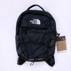 New With Tags- The North Face Women’s Borealis Mini 10 Liter Backpack In Tnf Black. Dimensions: 8.65” X 4.15” X 13.5”. North Face Mini Backpack, Northface Bookbag, Black North Face Backpack, North Face Vault Backpack, North Face Recon, North Face Jester, North Face Borealis, North Face Bag, Purple Backpack