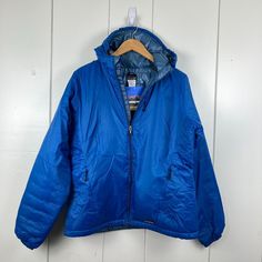 Patagonia Micro Puffer Hooded Jacket Full Zip Womens Size Large Blue Nwt The Item Pictured Is The Item That You Will Receive. We Ship Quickly And Please Reach Out With Any Questions. Blue Weatherproof Hooded Jacket For Cold Weather, Blue Windproof Hooded Jacket For Cold Weather, Weatherproof Blue Hooded Jacket For Cold Weather, Blue Weatherproof Long Sleeve Hooded Jacket, Blue Outdoor Outerwear With Detachable Hood, Blue Puffer Jacket With Detachable Hood For Outdoor Activities, Blue Puffer Jacket With Fleece Lining, Blue Hooded Puffer Jacket For Outdoor Activities, Blue Hooded Functional Puffer Jacket