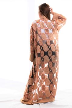 bridal sheer kimono dressing gown Elegant Sheer Party Kimono, Elegant Long Sleeve Kimono For Beach Cover-up, Long Summer Party Robe, Elegant Gold Kimono For Party, Elegant Sheer Cover-up For Party, Elegant Sheer Party Cover-up, Bridal Morning Robe, Long Duster Coat, Formal Kimono