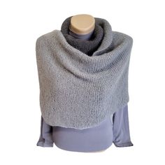 Gray shrug Winter scarf with buttons Women knit shrug Large | Etsy Portugal Winter Knit Shawl One Size, Winter Shawl Knitting Pattern, Cozy Knitted Shawl, One Size, Cozy Knitted Shawl One Size, Cozy Knitted One-size Shawl, One Size Knit Shawl Knitting Pattern, Winter Knit Shawl Wrap, Winter Knitted Shawl Pattern, Winter Wrap Poncho With Scarf