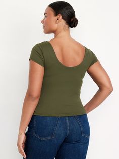 scoop neck scoop back short sleeves fitted hits below waist models are approx.  5'9" and wear sizes s (4), l (12), and xl (18)machine wash according to the care instruction label Layered T Shirt, Toddler Boys, Double Layer, Old Navy, Scoop Neck, Short Sleeves, Models, Plus Size, Navy