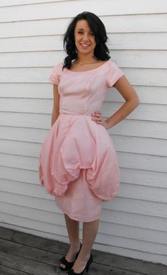 Vintage Prom Dress 60s Pink Party XS Bubblegum Peplum Cocktail Etsy Vintage Pink Party, 60s Prom Dress, 60s Prom, Vintage Prom Dress, Prince Images, Pink Party Dresses, Cocktail Formal, Early 60s, Vintage Prom