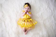 Lover Dovers Baby is so please to offer you this adorable princess BELLE baby princess apron! This fun tutu apron is a fast and easy way to dress up your little princess anytime. This BELLE costume princess apron design is made with a beautiful satin and it has a full tutu. It ties in the back and it the perfect photo Baby Belle Costume, Baby Princess Costume, Minnie Mouse Dress Up, Newborn Halloween Costumes, Snow White Dresses, Princess Halloween Costume, Baby Kostüm, Belle Costume