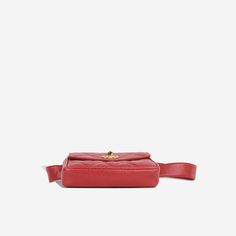 A prime example of how fashion is constantly recycling trends of the past, vintage belt bags are one of the most in demand accessory. Luxurious and elegant, they're popular for their practicality and the ability to be hands free whilst using. Featuring the brand’s iconic caviar leather in a vibrant red shade, it's the ideal piece for summer, this little bag not only balances the classic with the contemporary, but style with practicality. SPL Exterior Red caviar leather Gold tone hardware Adjustable leather waist belt with leather buckle Envelope flap CC twist-lock clasp Great vintage condition - light signs of use Interior Red smooth leather lining Small single compartment Zip pocket Chanel embossed leather logo Great condition Comes with dustbag and ity card SPL Height 13cm Width 15cm Dep Red Caviar, Red Wallet, Vintage Belt, Belt Bags, Vintage Belts, Dior Shoes, Timeless Handbag, Leather Logo, Leather Buckle