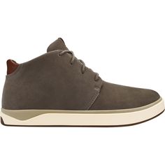 Great for a night out or a day in the park, the Olukai Papaku 'Ili Shoe combines classic chukka styling with effortless comfort. The waterproof leather upper keeps moisture out of our socks, while the contoured footbed keeps our feet feeling fresh throughout a long day. Casual Chukka Boots With Leather Sole For Outdoor, Casual Outdoor Chukka Boots With Plain Toe, Casual Chukka Boots With Leather Lining, Casual Leather Chukka Boots For Outdoor, Casual Moc Toe Waterproof Chukka Boots, Casual Waterproof Moc Toe Chukka Boots, Casual Waterproof Chukka Boots With Moc Toe, Casual Leather Sole Chukka Boots For Walking, Casual Waterproof Chukka Boots For Walking