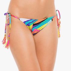 Nwot $72 Trina Turk Tie Bikini Bottoms. Trina Turk’s Print Is Daring, Playful, And Done In Rich Colors Perfect For Every Season. Match With Your Favorite Black Bikini Top. Note: Price Reflects One Tassel In Need Of Repair. Shown In Last Photo. Multicolor Drawstring Swimwear For Beach Party, Multicolor Tie-side Bottom Swimwear With Drawstring, Beach Swimwear With Tassels And Tie-side Bottom, Tasseled Swimwear For Beach Party Vacation, Beachwear Bottoms With Tassels For Beach Party, Party Beachwear Swimwear With Tassels, Tassel Tie-side Bottom Swimwear For Beach, Summer Tassel Tie-side Swimwear, Beach Party Bottoms With Tassels