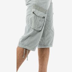 These classic below knee cargo shorts from XRAY are constructed with quality and durable materials for long-lasting comfort and breathability. Long Cargo Shorts, Slate Grey, Long Shorts, Big & Tall, X Ray, Mens Belts, Twill Tape, Cargo Shorts, Snap Closure