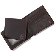 PRICES MAY VARY. HIGH QUALITY LEATHER: This wallet is using the top quality leather. It has a soft, textured surface and possesses the same flexibility as leather which is old fashion and vintage. The engraved word express your love to your beloved men. PRACTICAL: A fashionable alternative to regular Wallets, our wallets for men fits comfortably in your pocket and easily secure your money and ID cards. Perfect for a special treat. RFID BLOCKING: The wallet has been tested for 13.56 MHz Frequency Father's Day Wallets With Coin Pocket, Father's Day Gift Wallets With Coin Pocket, Father's Day Gift Wallet With Coin Pocket, Classic Trifold Wallet For Father's Day, Bifold Wallet With Engraved Logo As Gift, Father's Day Gift Trifold Wallet With Rfid Blocking, Wallet Aesthetic Men, Personalized Wallet For Him, Christmas Gifts For Your Boyfriend