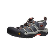 Perfect for paddling, trekking along the waterfront, or mid-intensity hiking, the Newport H2 Water Shoes from KEEN� combine the best features of trail and water shoes. Giving demanding outdoor enthusiasts trail-shoe performance with water-shoe durability, the Newport H2 sports tough, washable polyester-webbing uppers. Inside the durable uppers, the H2 keeps you comfortable with hydrophobic mesh linings. Secure fit lace capture system provides a trustworthy fit. The metatomical molded EVA footbed Mens Water Shoes Hiking, Gore-tex Waterproof Boots With Reinforced Toe For Camping, Gore-tex Hiking Boots With Reinforced Toe For Outdoor, Gore-tex Trail Running Shoes With Reinforced Toe For Hiking, Gore-tex Hiking Boots With Rubber Sole And Moc Toe, Water Shoes For Men, Trail Shoes, Water Shoes, Mens Shoes Boots