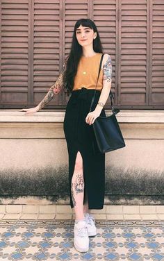 Hipster Looks, Girls Black, Alternative Fashion, New Outfits